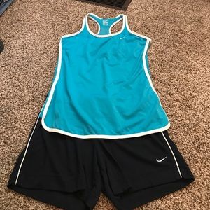 Nike Top & Shorts (Size M)