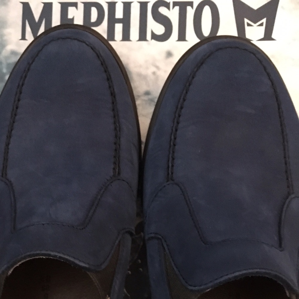 Mephisto Blue Suede shoes women's 8.5