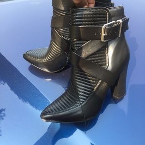 Express brand Faux leather Booties