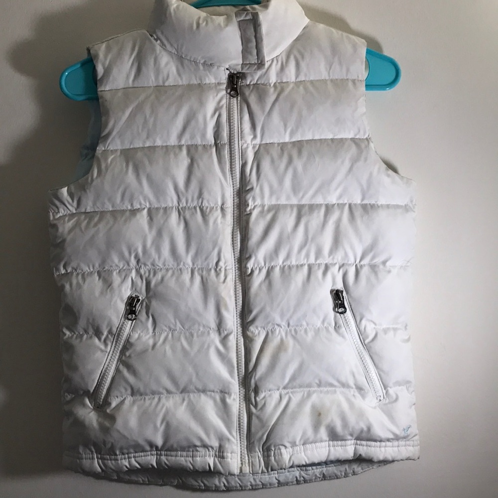 American Eagle Womens White Seasonal Vest
