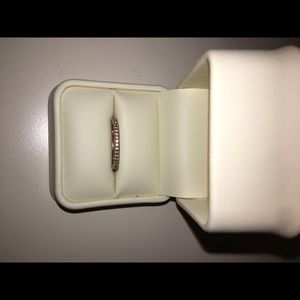 Rose gold pandora ring