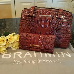 Brahmin Melbourne Croc Embossed/ Reserved for Lisa
