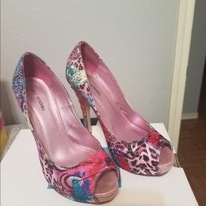 Call it Spring open toed heels