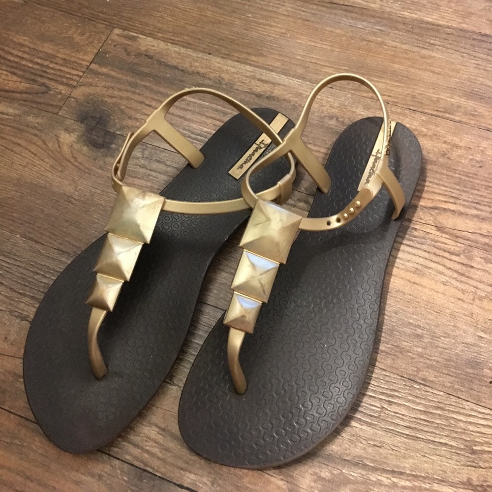 Gold Ipanema Sandals