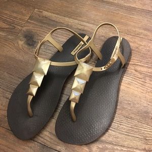 Gold Ipanema Sandals