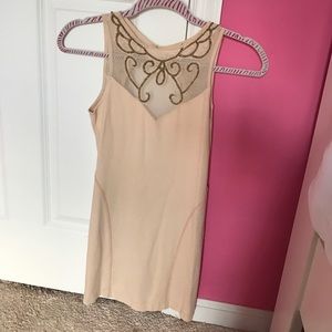 Free People Open Back Body Con Dress