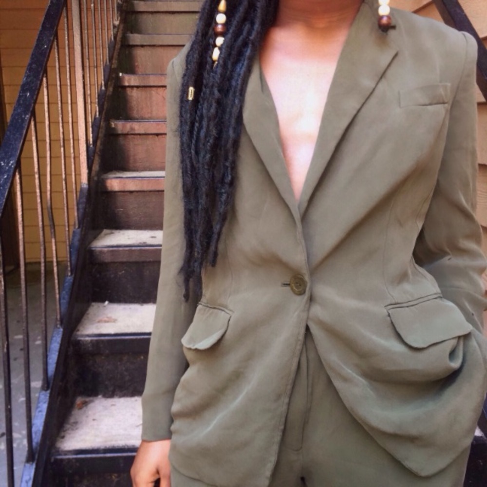 Vintage women's pants suit set