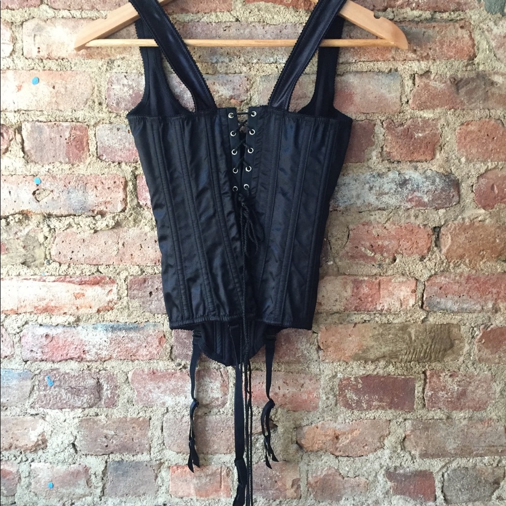 Victoria Secret black corset. $15 or best offer!