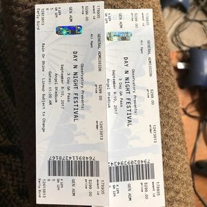 Day N Nite TicketsGeneral admission