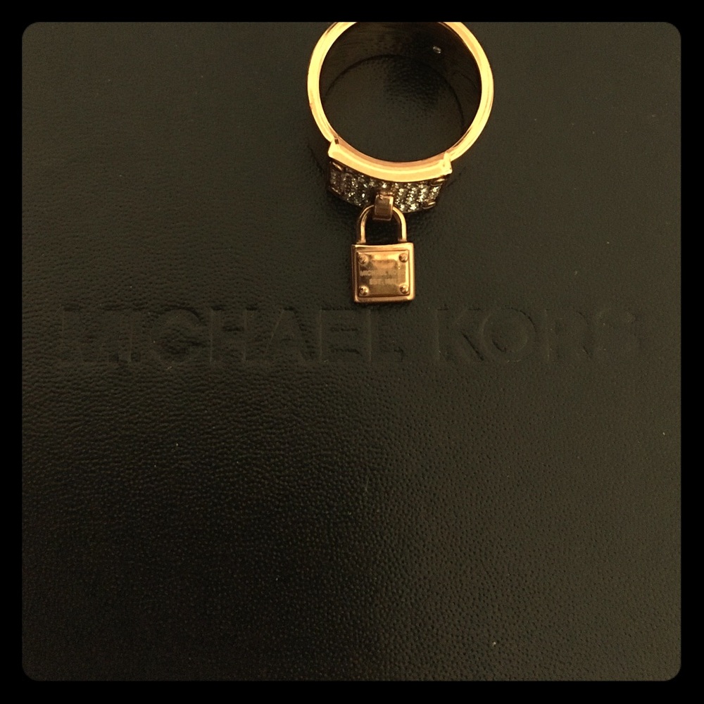 Michael Kors ring with charm
