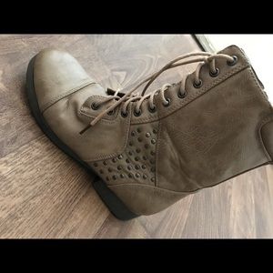 Zip up studded boots!