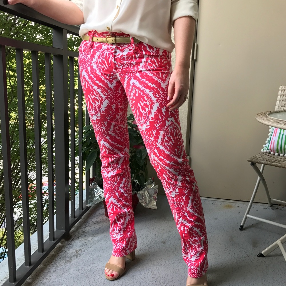 Lilly Pulitzer Worth Jean Island Coral ReefMadness