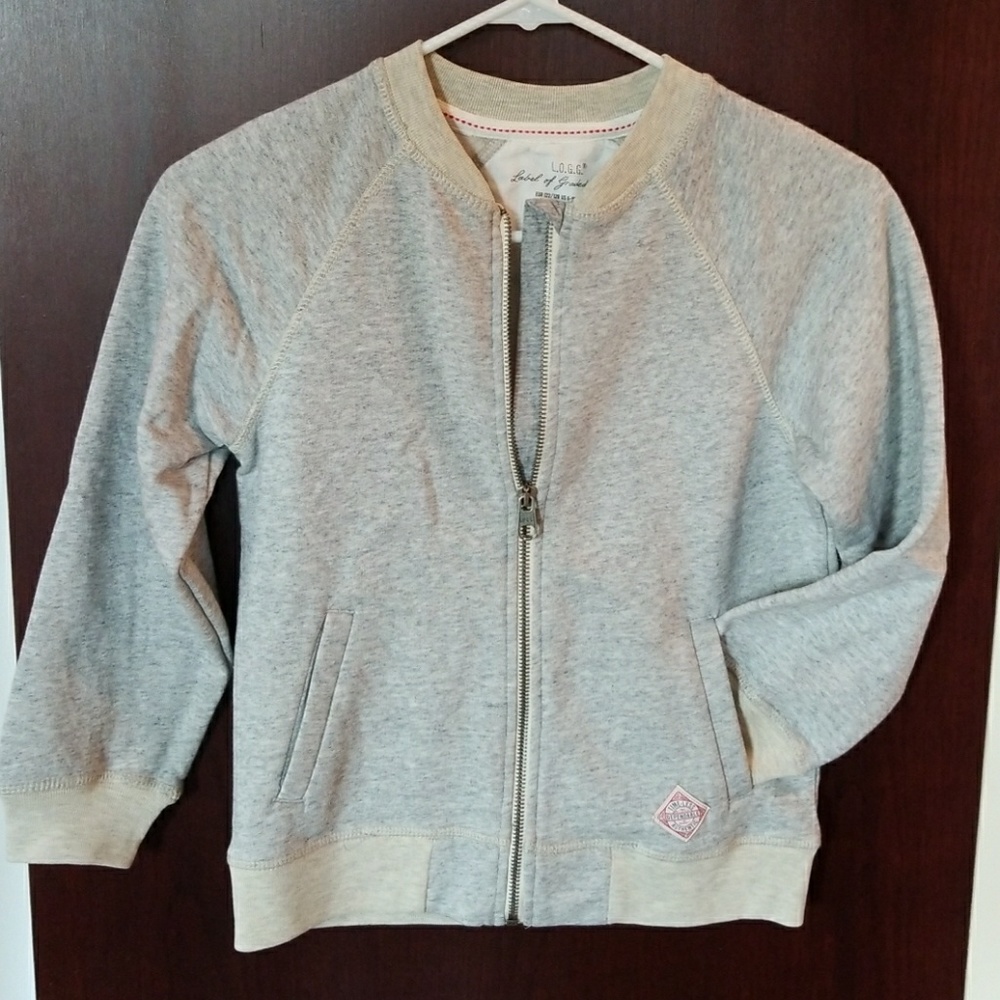 Girls full zip crew L.O.G.G