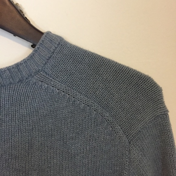 J. Crew V Neck Light Blue - Picture 2 of 4