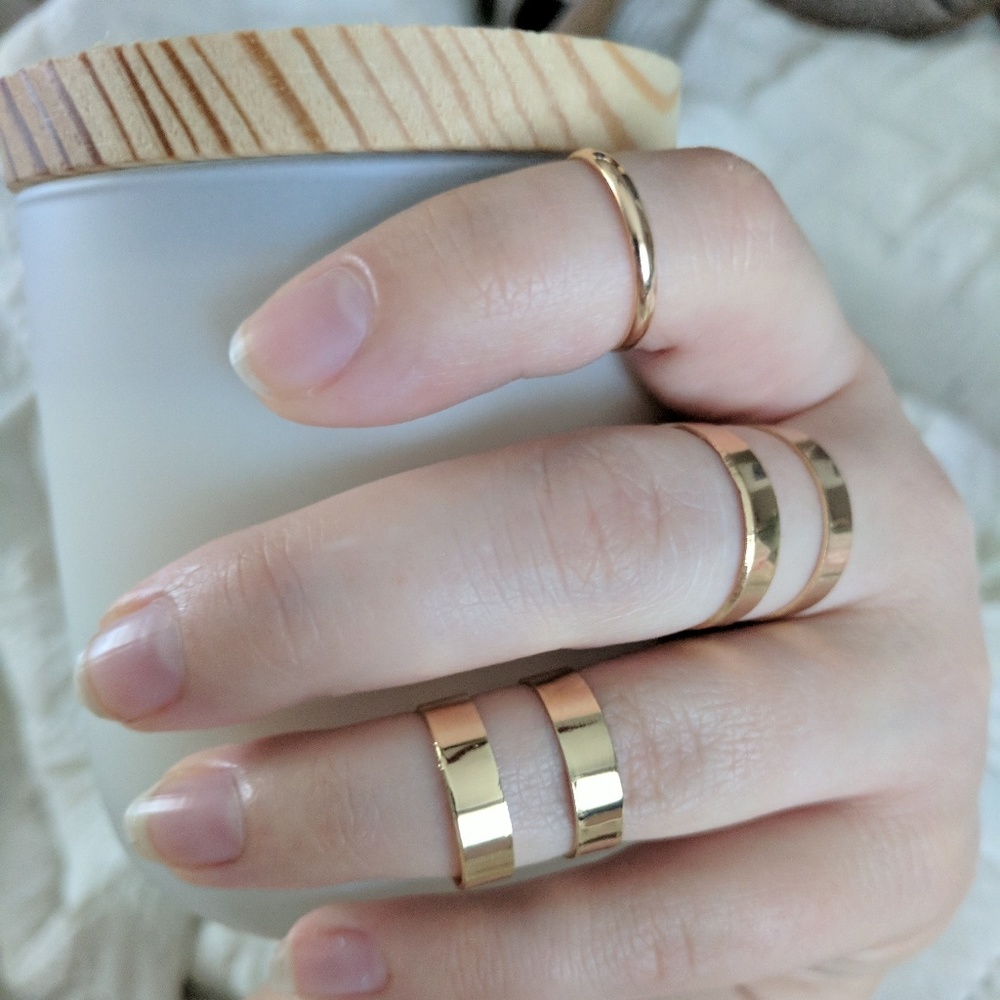 Lot of 3 gold rings