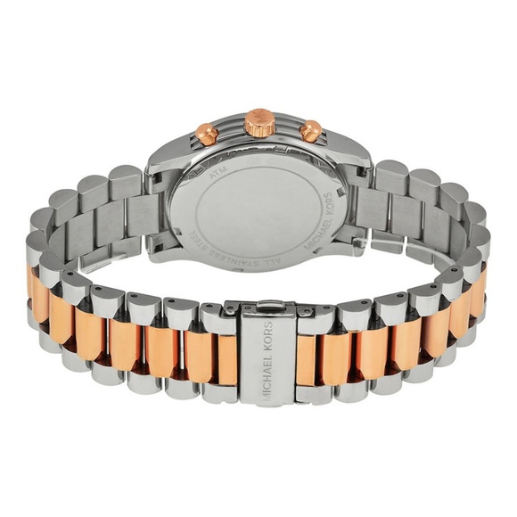 Michael Kors Chronograph Two-Tone Cooper Watch NWT main image 4