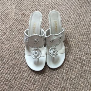 Jack Rogers kitten heel sandal