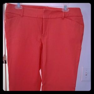 Merona coral ankle trousers
