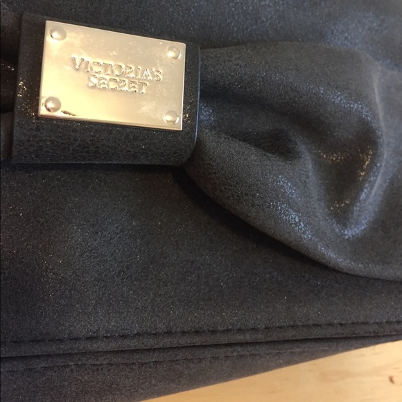 Charcoal Victoria's Secret clutch - Picture 2 of 3