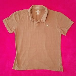 Men's Aeropostale Polo 👕 Brown Size Large