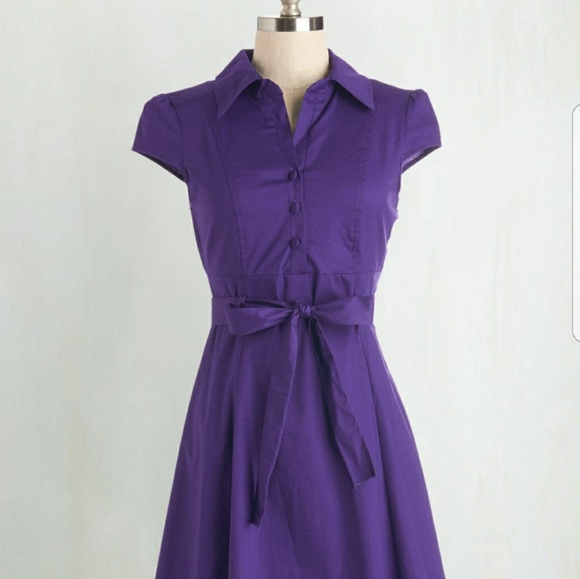 Modcloth Dresses & Skirts - Purple Modcloth Hepcat Soda Fountain Dress