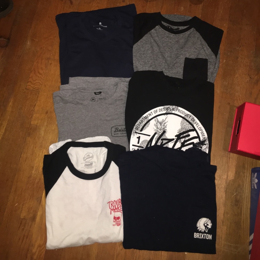 *SOLD*Lot of 6 Zumiez tee shirts (all size medium)