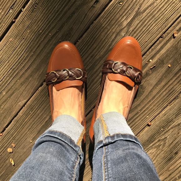 Softspots Shoes - Softspots Leather Loafers Wedges