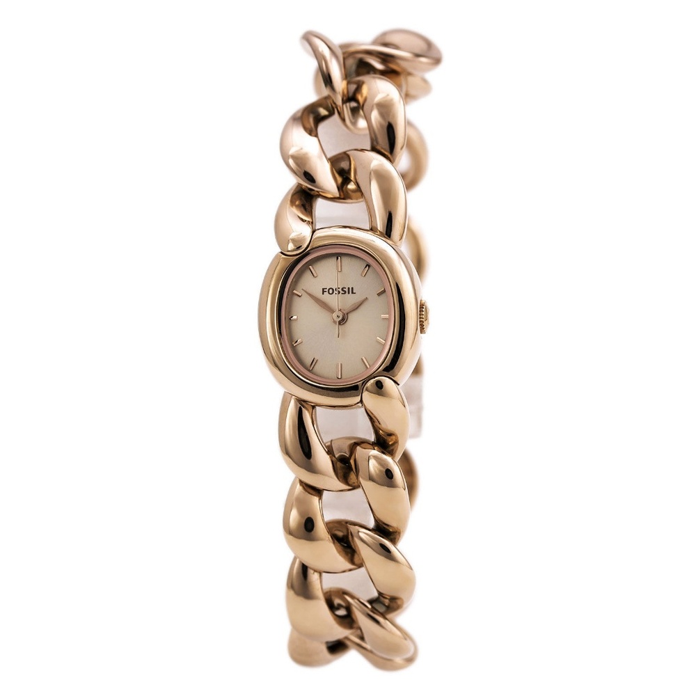 Fossil Rose Gold Dial Rose Gold SS Watch NWT