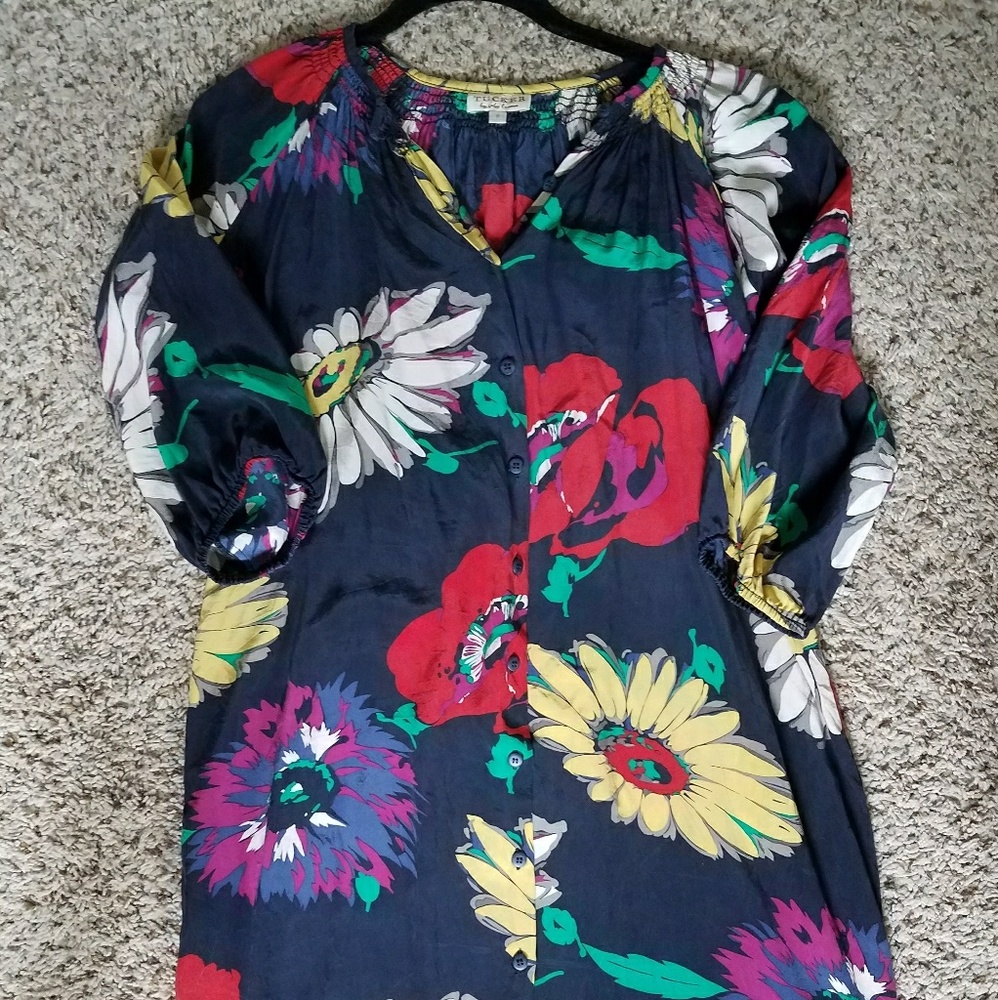 Tucker silk dress P/XS