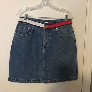 Tommy Jeans denim mini skirt.  Women's size 12.