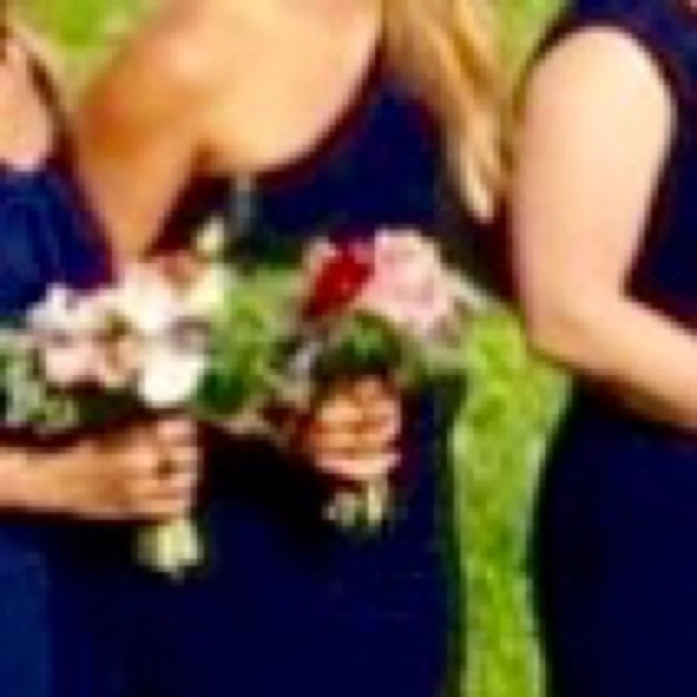 Navy Blue Midi Dress❤️