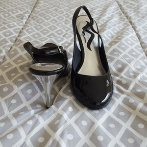 EUC Mirror Heel Pumps