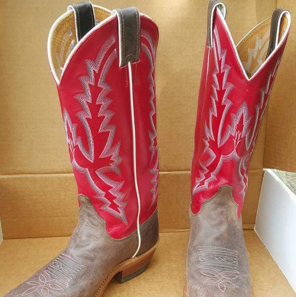 Gorgeous Justin Boots 7 1/2 C FIT 8 1/2