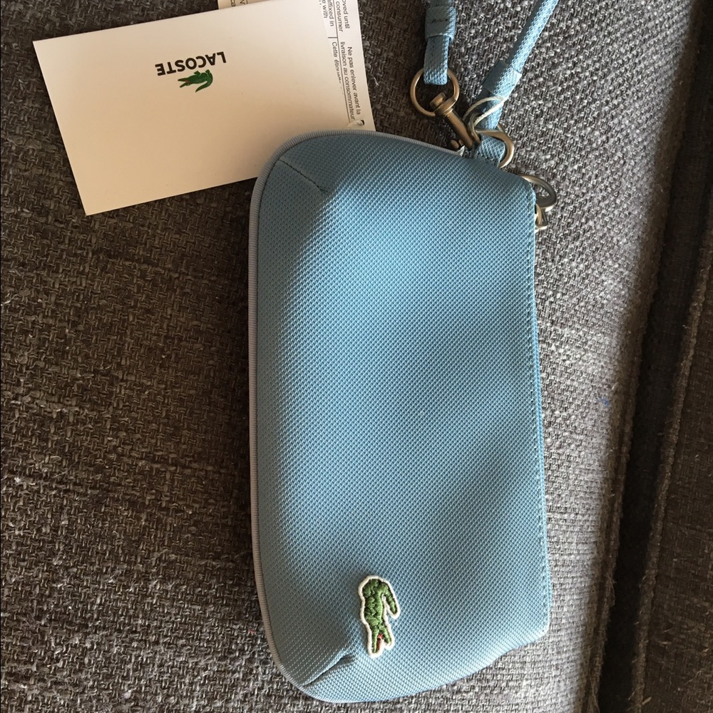 NWT Lacoste Wristlet