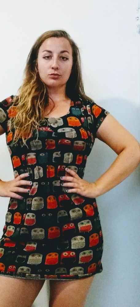Quirky owl dress.