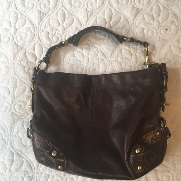 Chocolate brown leather Coach handbag! - Picture 3 of 5