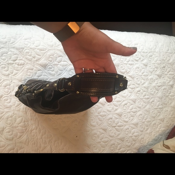 Chocolate brown leather Coach handbag! - Picture 4 of 5