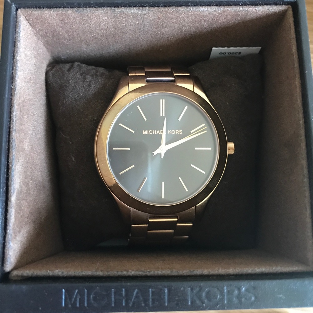 Rose gold Michael Kors watch