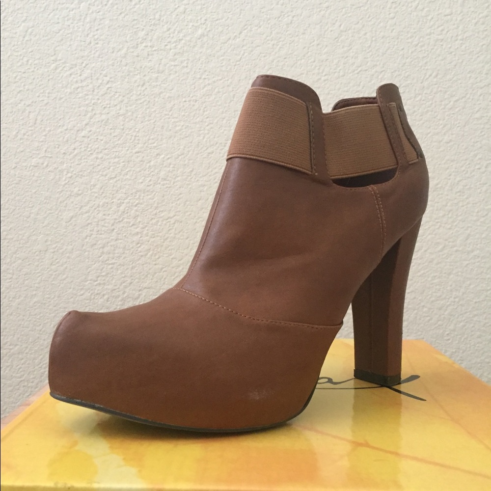 Brown booties