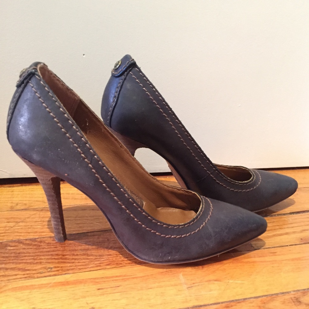 Navy Calvin Klein High Heels 6.5
