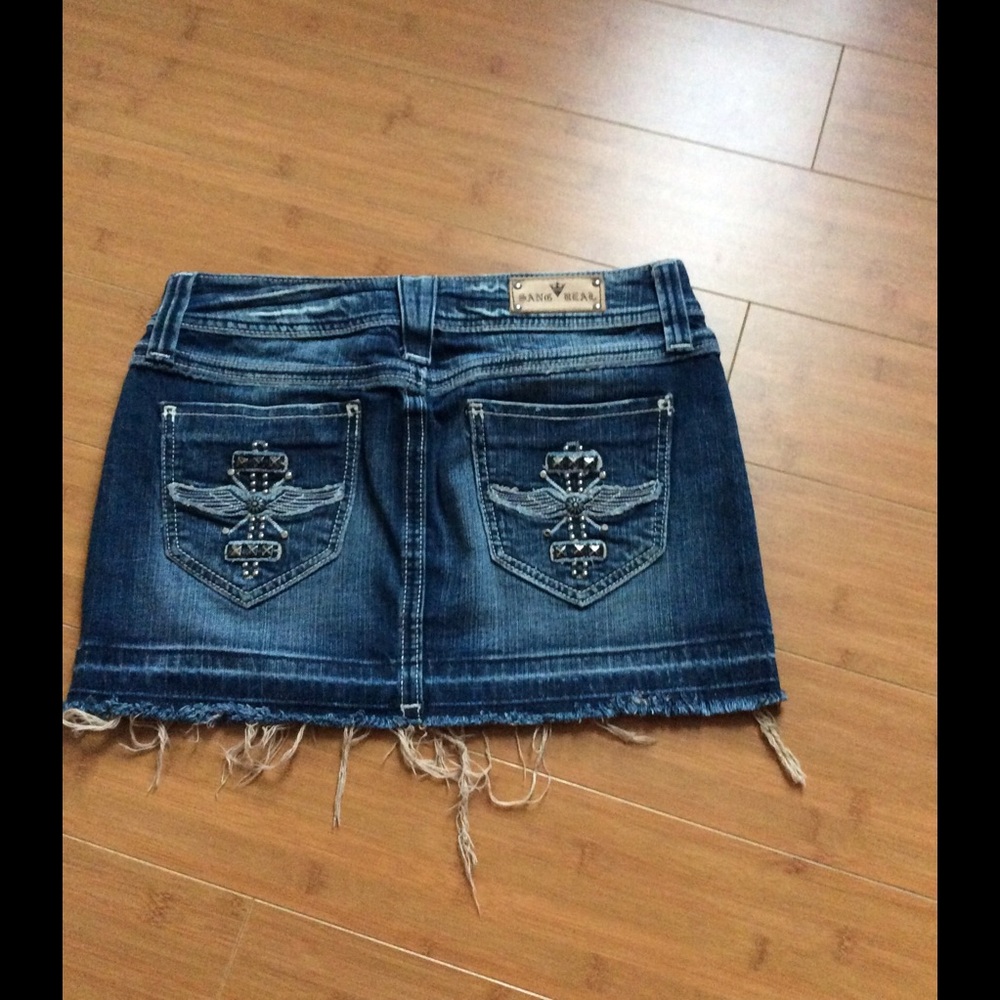 Sang Real denim mini skirt