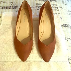 Brand New Chinese Laundry Suede Wedge Shoes