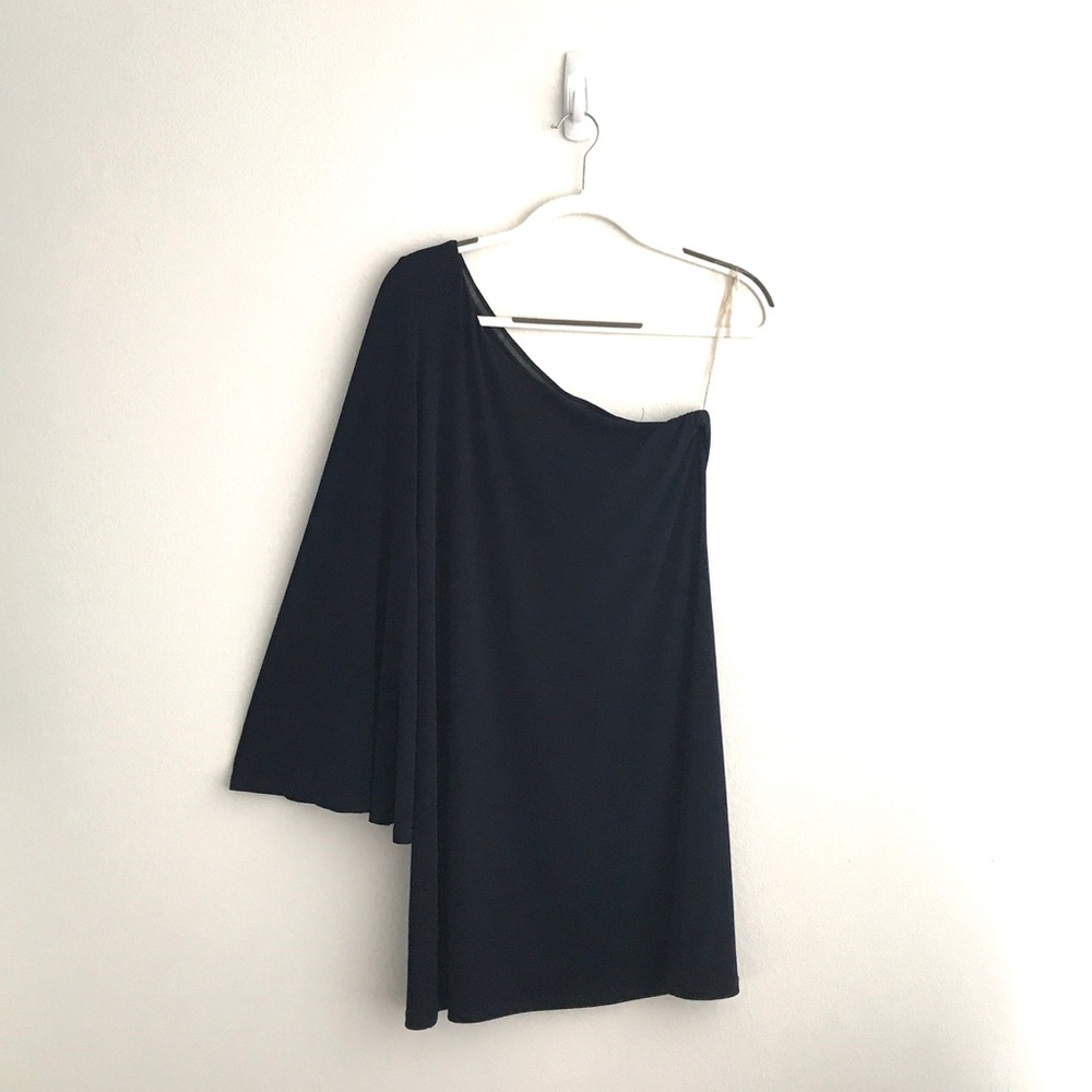 Andrea Behar Boston Proper One Shoulder Dress
