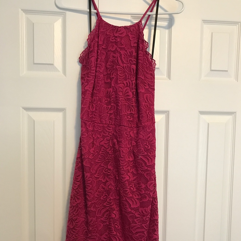 Pink lace Cocktail Dress