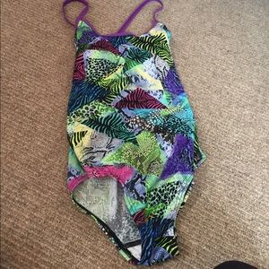 Colorful swim suit