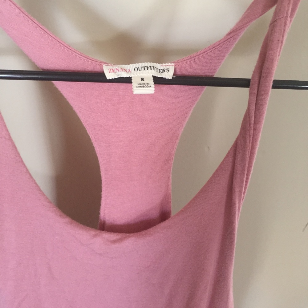 Pink Racerback Maxi Dress - Picture 2 of 2
