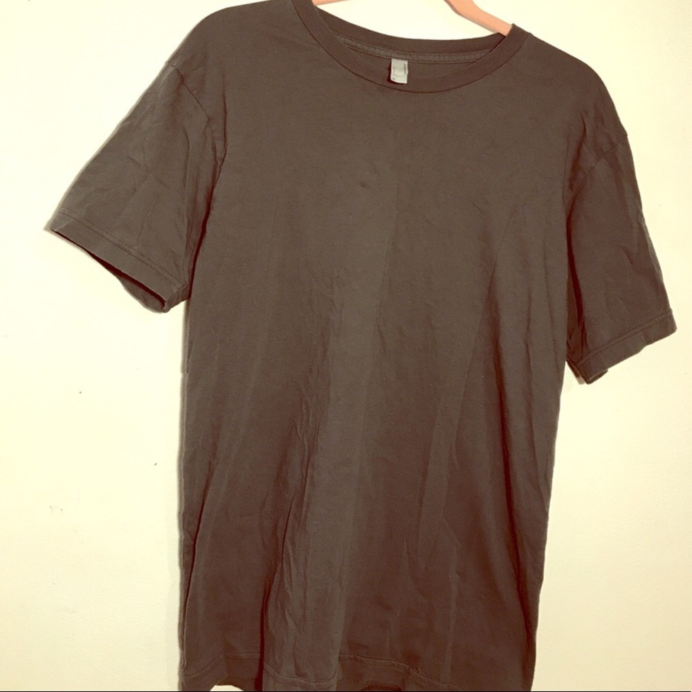 American apparel gray t shirt