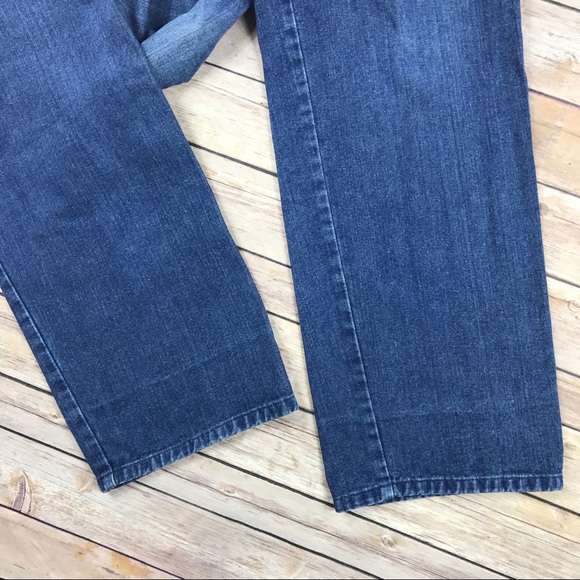 Vintage 1970s Ultra High Rise Wide Leg Disco Jeans - Picture 6 of 7