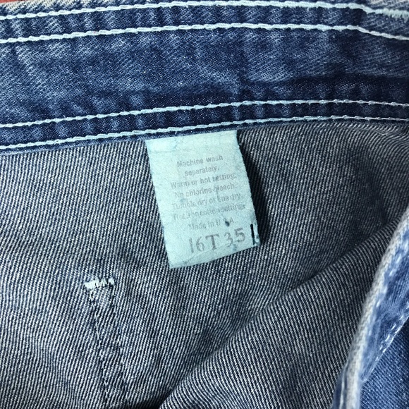 Vintage 1970s Ultra High Rise Wide Leg Disco Jeans - Picture 7 of 7