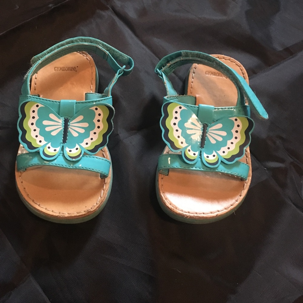 Gymboree size 7 Butterfly sandals